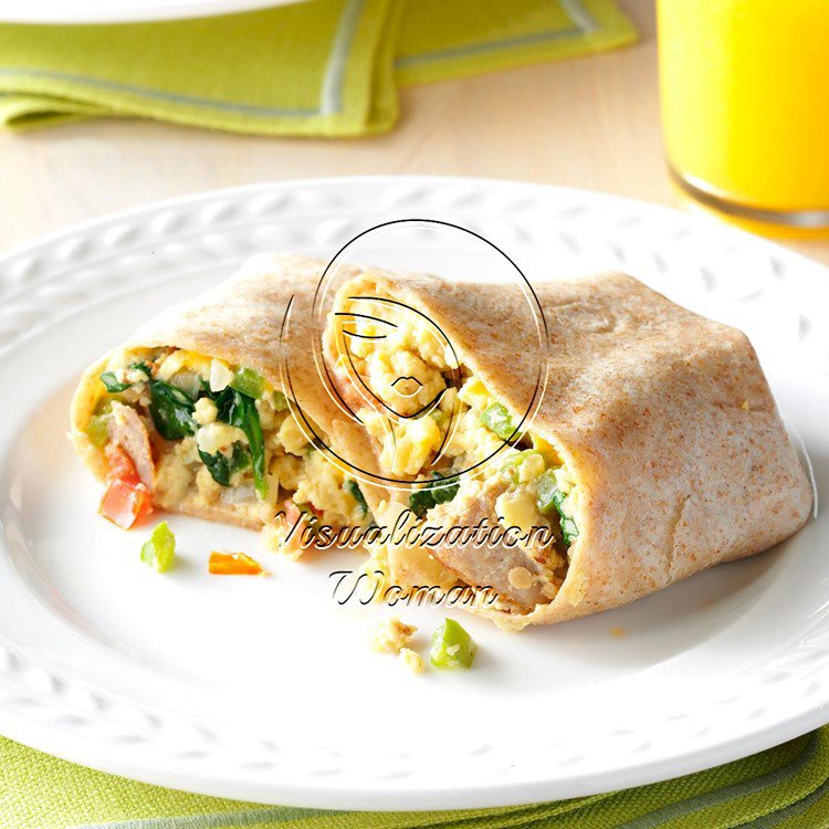 Italian Sausage Breakfast Wraps