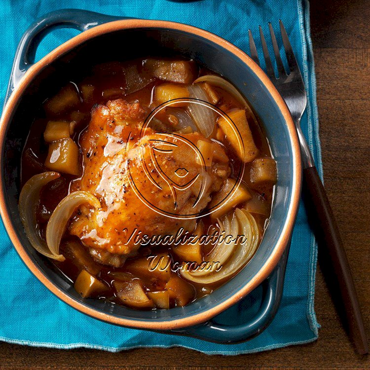 Pressure-Cooker Autumn Apple Chicken