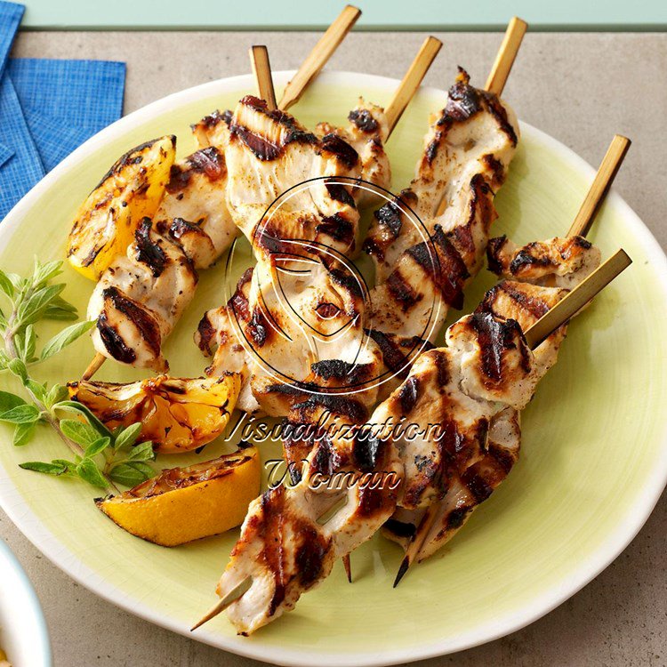 Greek-Style Chicken Skewers