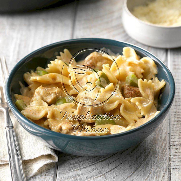 Pressure-Cooker Cajun Chicken Alfredo