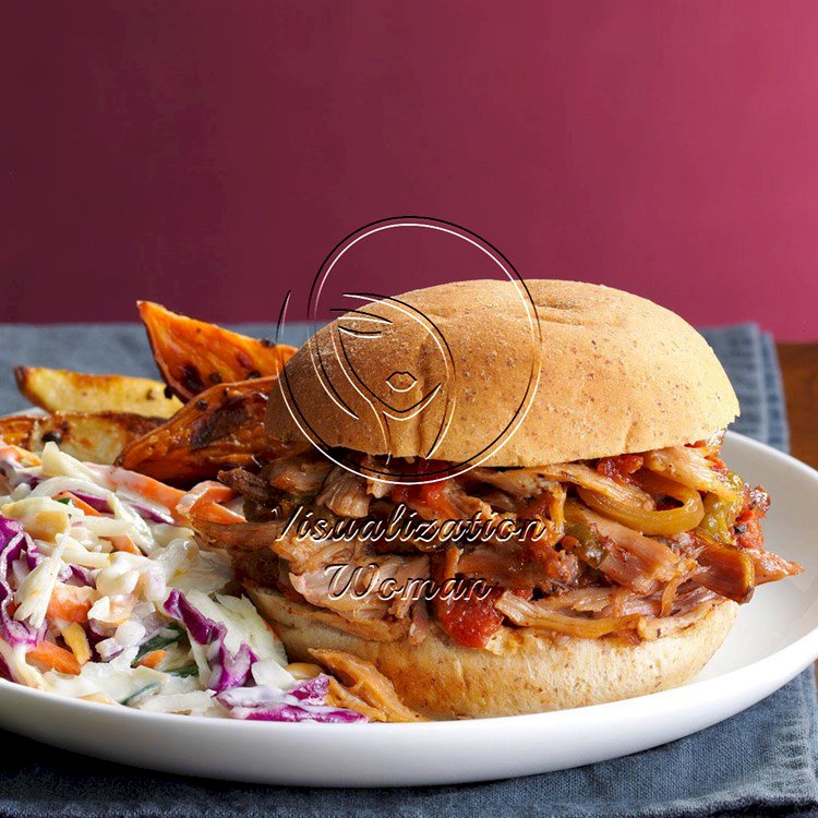 Pressure-Cooker Italian Pulled Pork Sandwiches