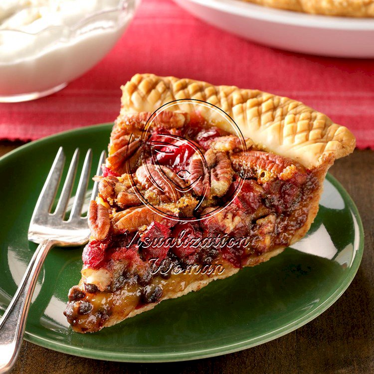 Cranberry Chocolate Chip Pecan Pie