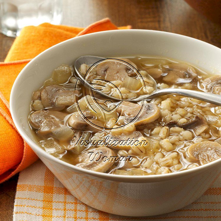 Mushroom Onion Barley Soup