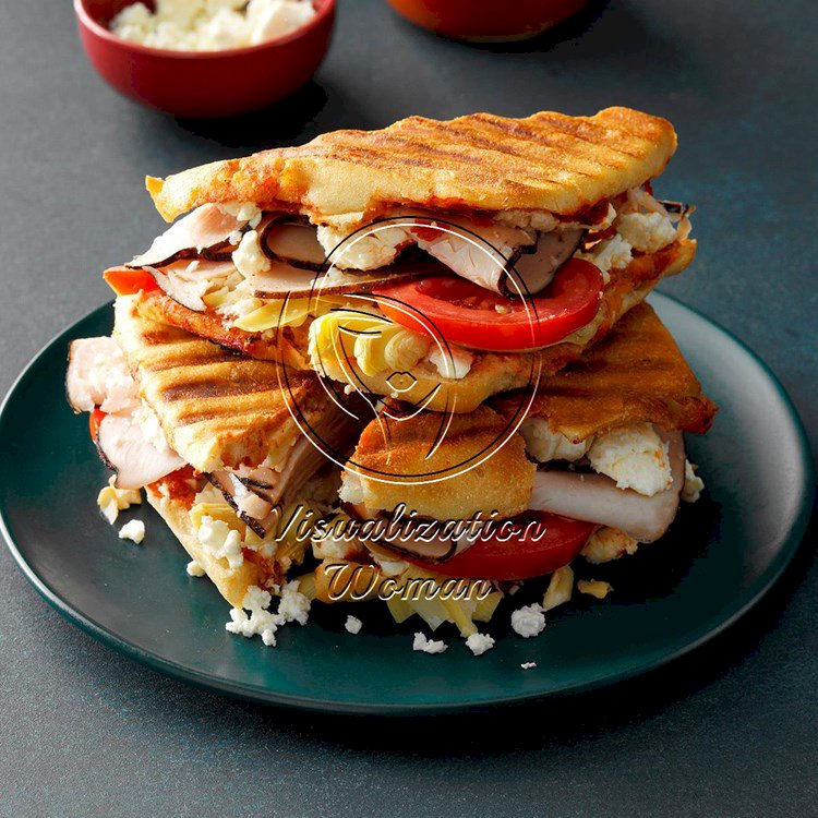 Mediterranean Turkey Panini