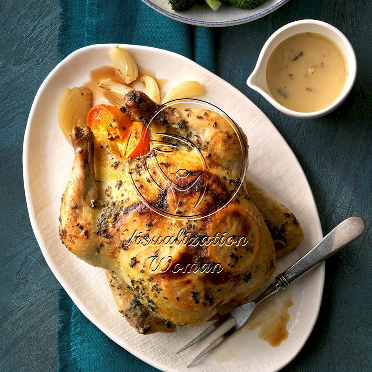 Mimosa Roasted Chicken