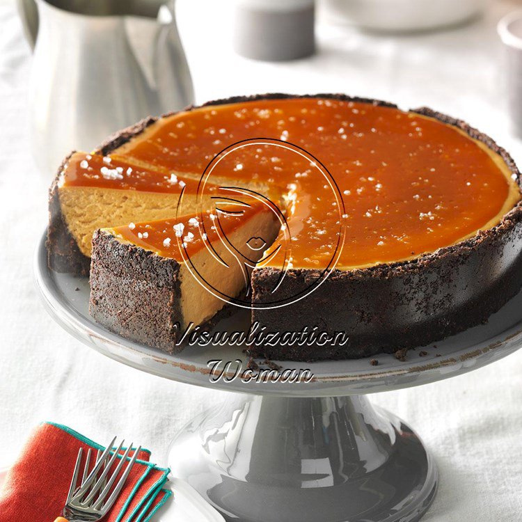 Salted Caramel Cappuccino Cheesecake