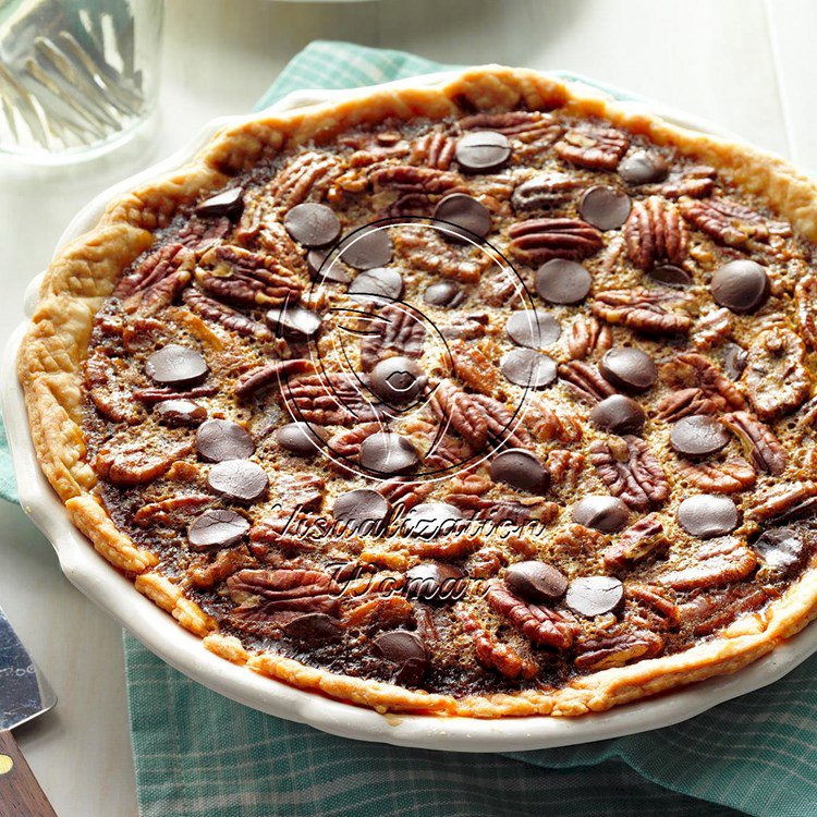 Bourbon Chocolate Pecan Pie