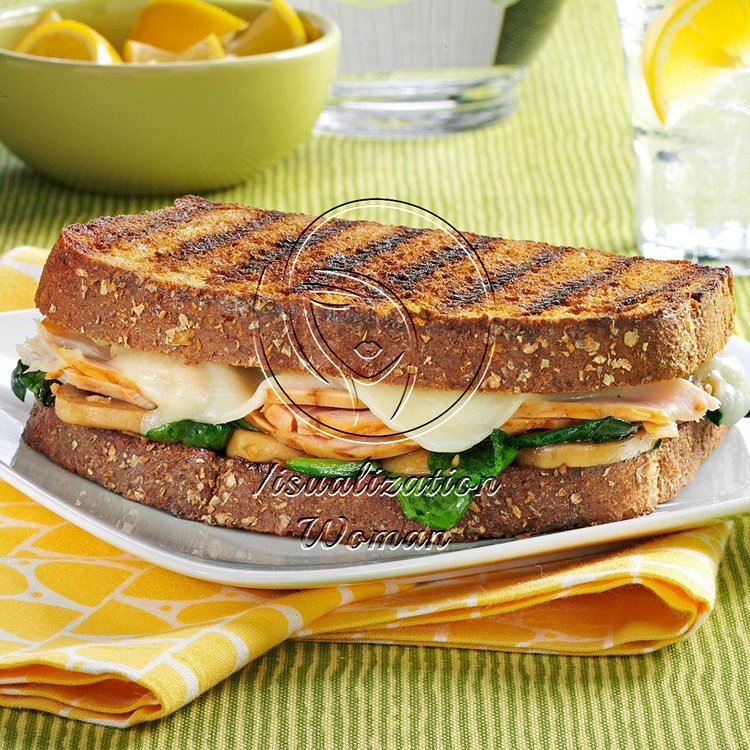 Turkey Florentine Sandwiches