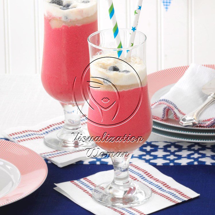 Raspberry Cheesecake Floats