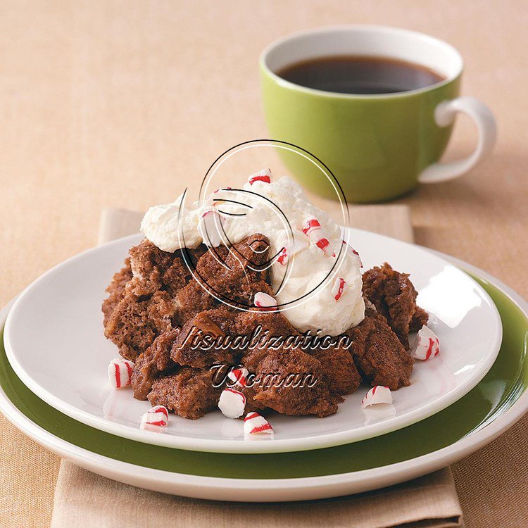 Microwave Chocolate Bread Pudding