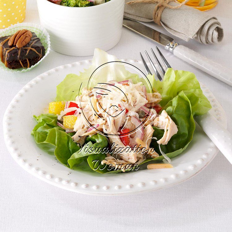 Italian Chicken Salad Cups
