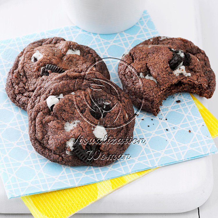 Quadruple Chocolate Chunk Cookies