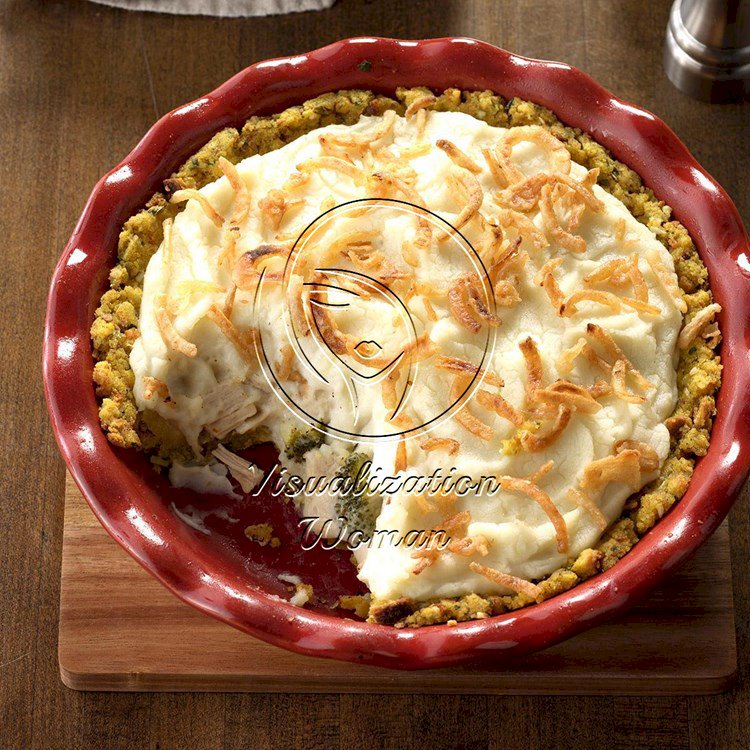 Stuffing Crust Turkey Potpie