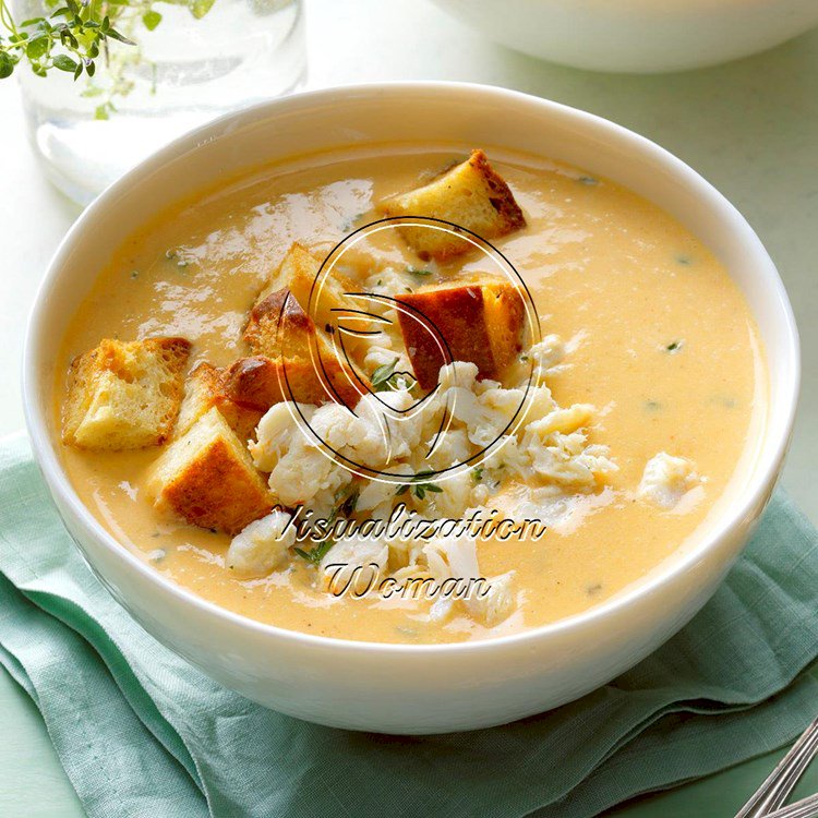 Sweet Potato and Crab Soup