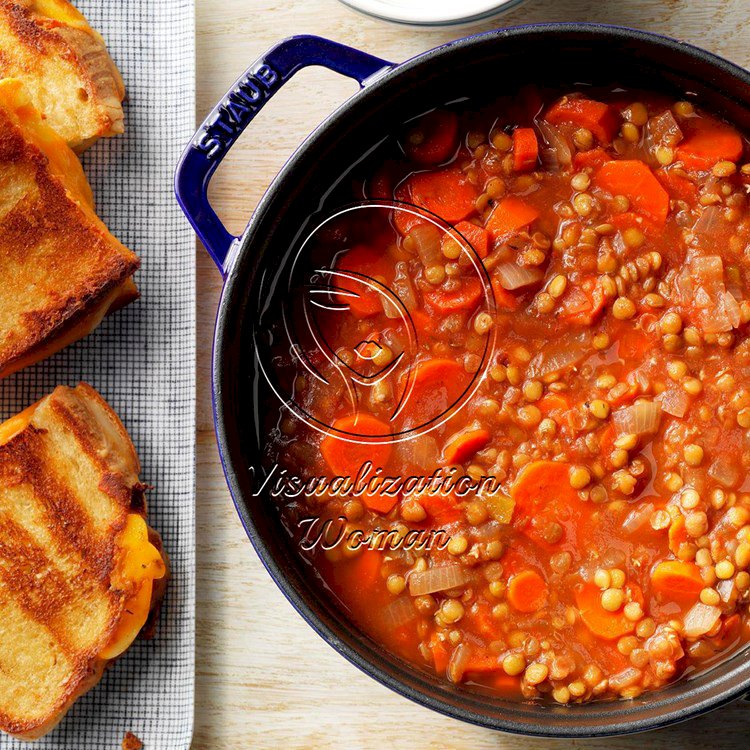 Lentil-Tomato Soup