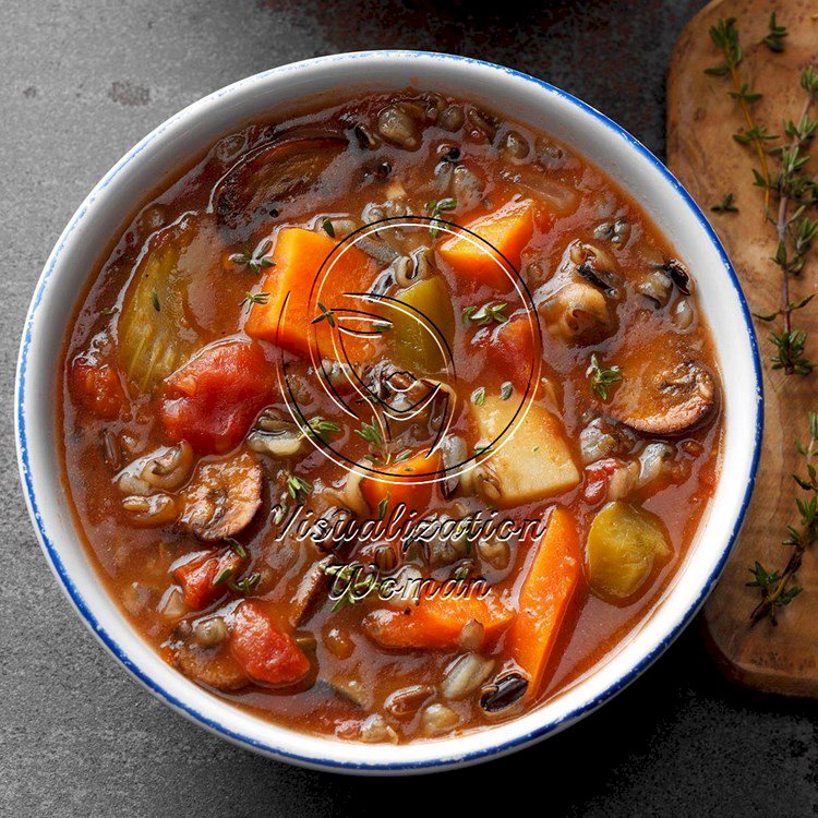 Pressure-Cooker Vegetable Wild Rice Soup