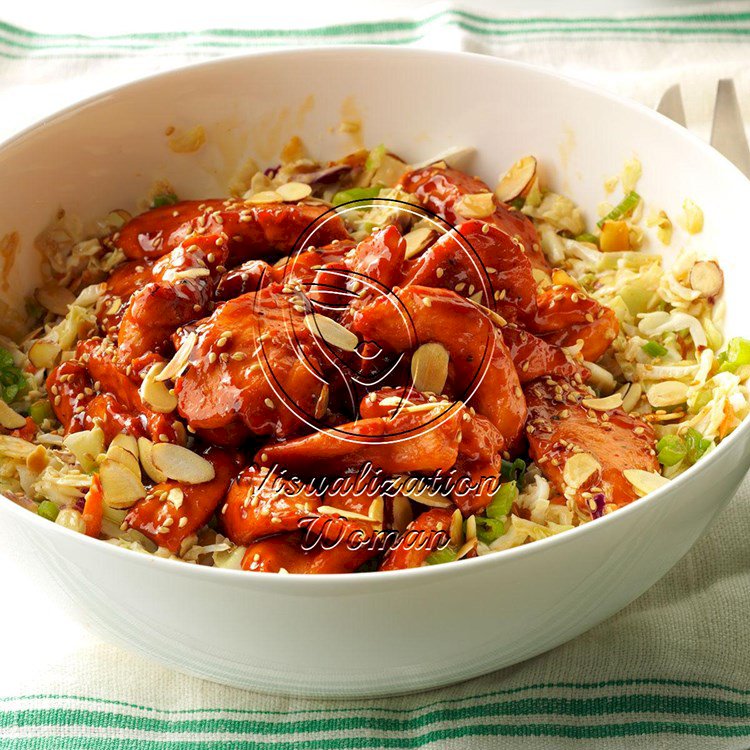 Asian Barbecue Chicken Slaw