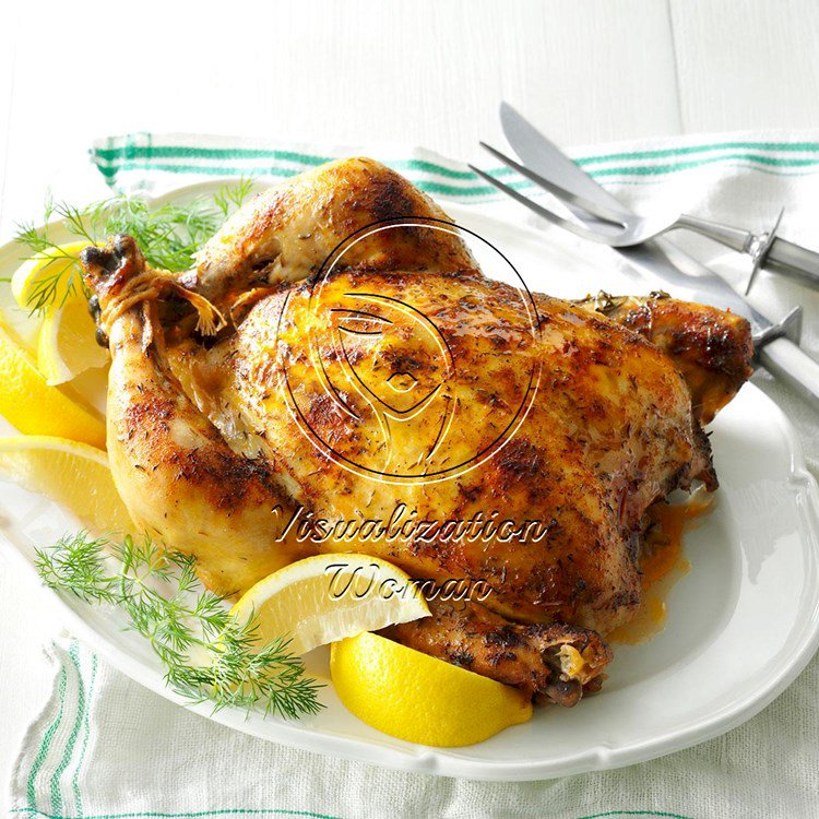 Slow-Roasted Lemon Dill Chicken