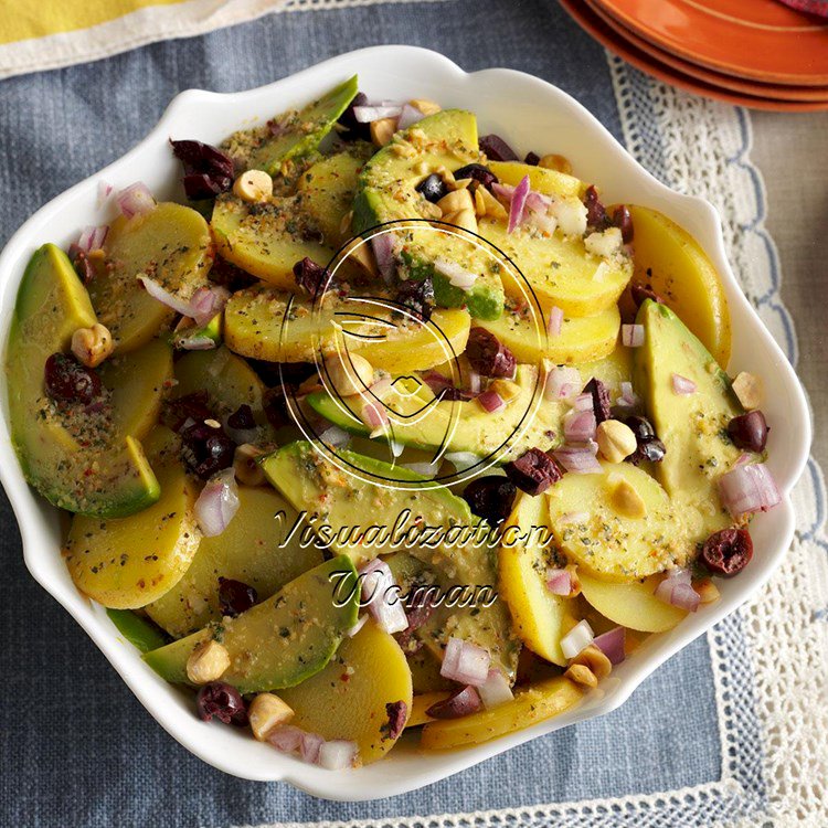 Potato Salad with Kalamata-Hazelnut Vinaigrette