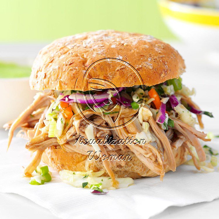 Sesame Pulled Pork Sandwiches