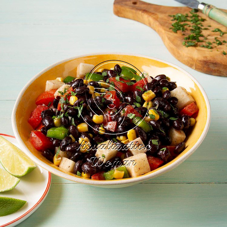 Jicama and Black Bean Salad