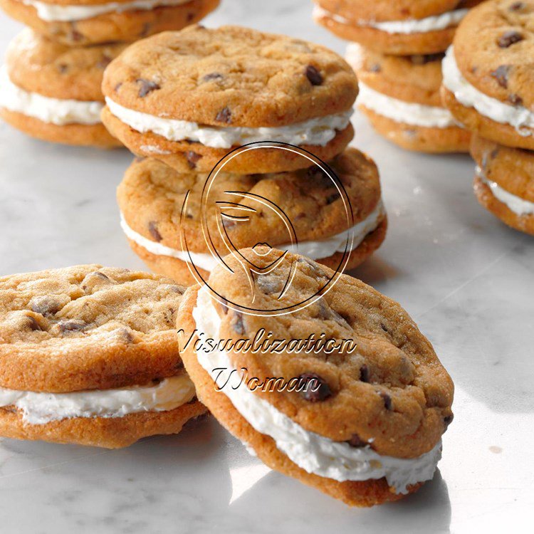 Mini Chocolate Chip Sandwich Cookies