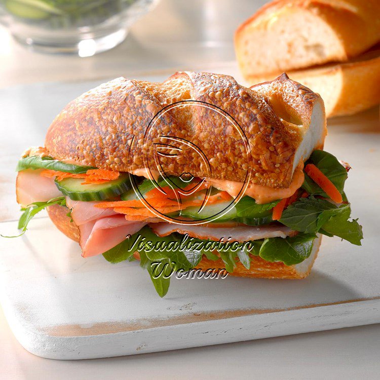 Spicy Asian Ham Sandwiches