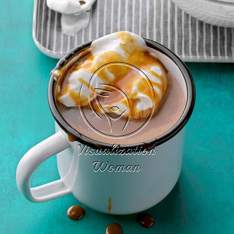 Salted Caramel and Banana Hot Chocolate