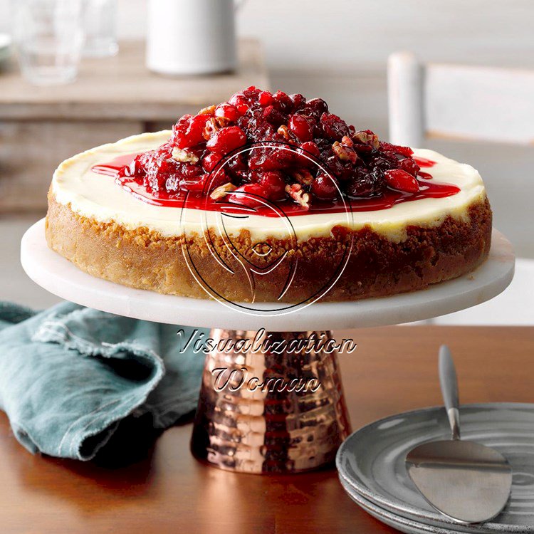 Creamy Cranberry Cheesecake