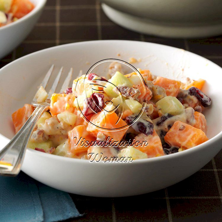 Sweet Potato Salad with Orange Dressing