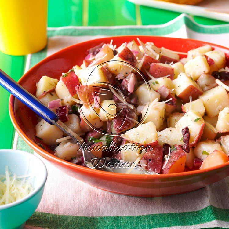 Red Potato Salad with Lemony Vinaigrette