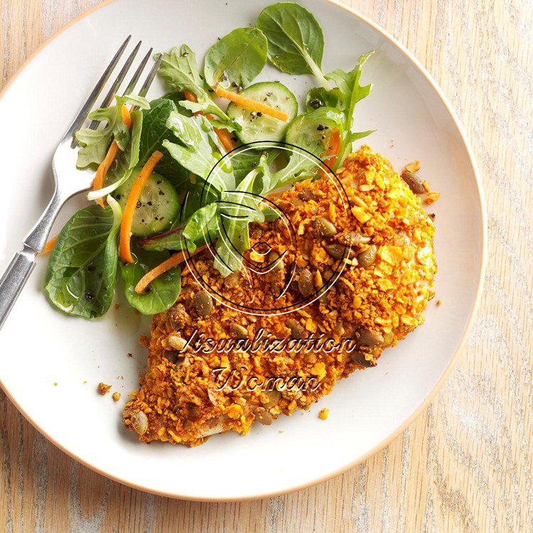 Pumpkin Seed Baked Chicken