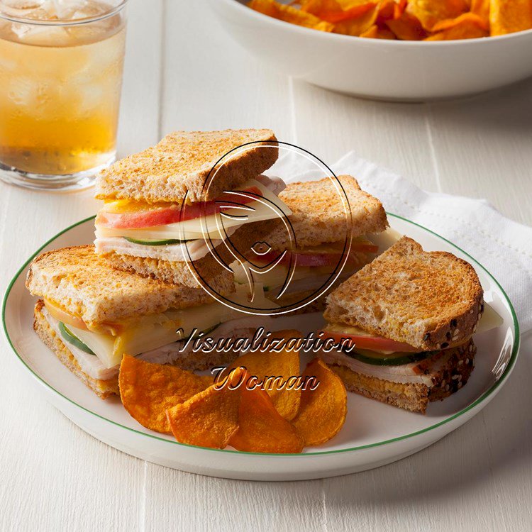 Apple-Swiss Turkey Sandwiches