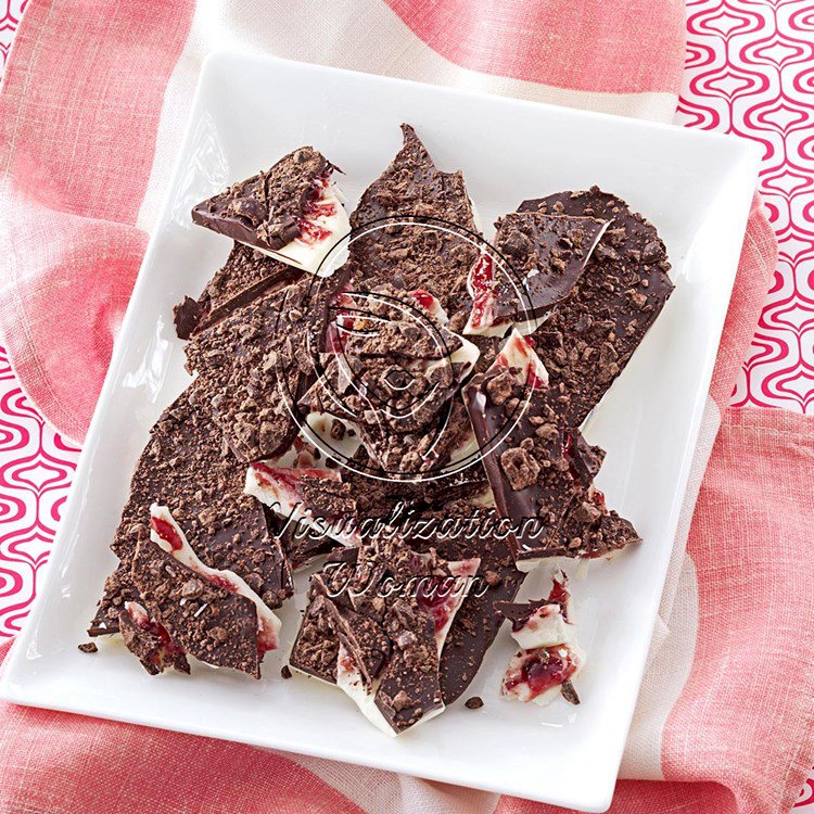 Raspberry-Mocha Chocolate Bark