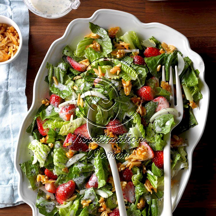 Strawberry Salad with Poppy Seed Dressing