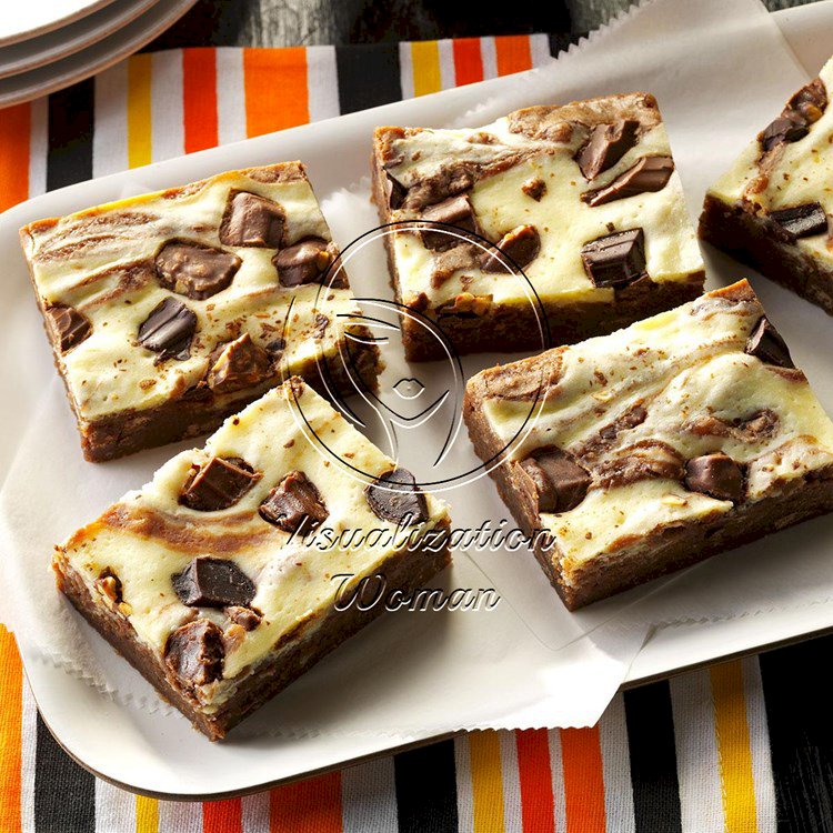 Candy Bar Cheesecake Brownies