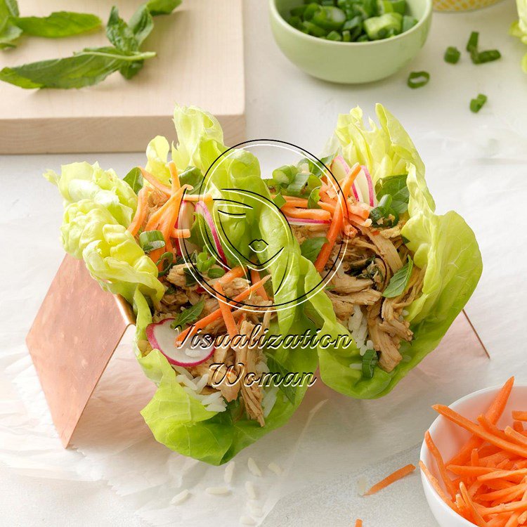 Thai Chicken Lettuce Cups