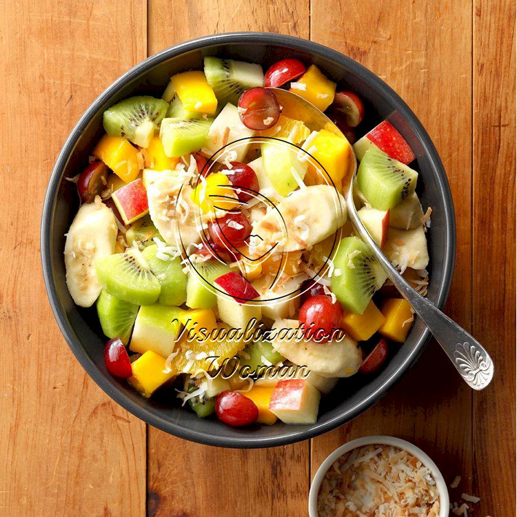 Coconut Tropical Fruit Salad