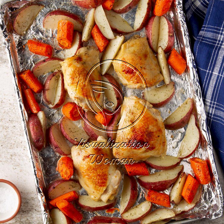 Caesar Sheet-Pan Chicken