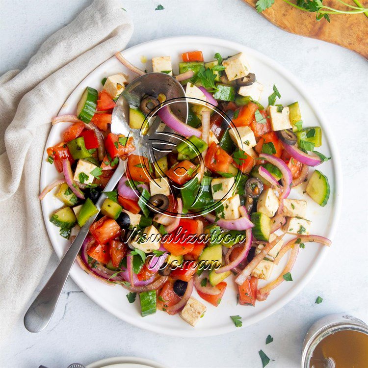 Tomato-Cucumber Mozzarella Salad