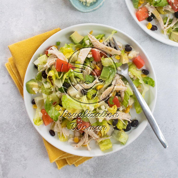 South-of-the-Border Chicken Salad with Tequila Lime Dressing