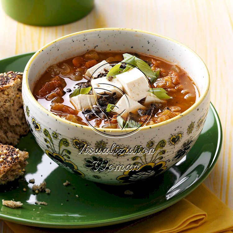 Southwest Vegetarian Lentil Soup