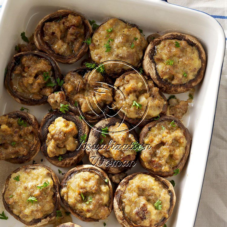 Sausage Mushroom Appetizers