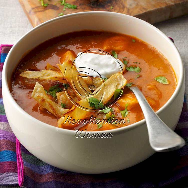 Anaheim Chicken Tortilla Soup