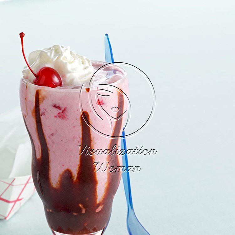 Makeover Chocolate-Covered Strawberry Milk Shake