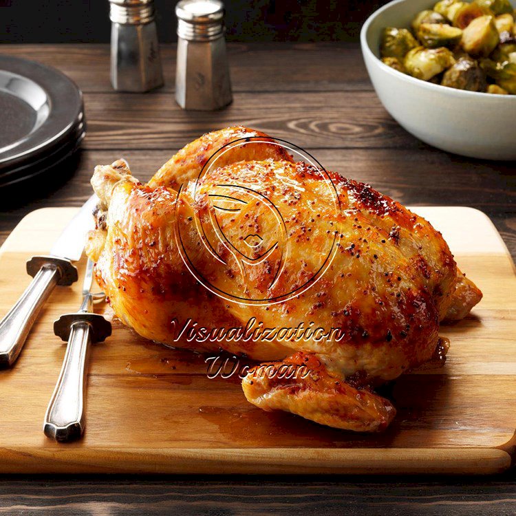 Glazed Roast Chicken