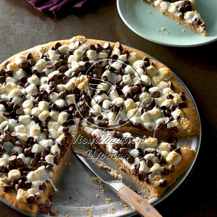 Chocolate Peanut Butter Pizza