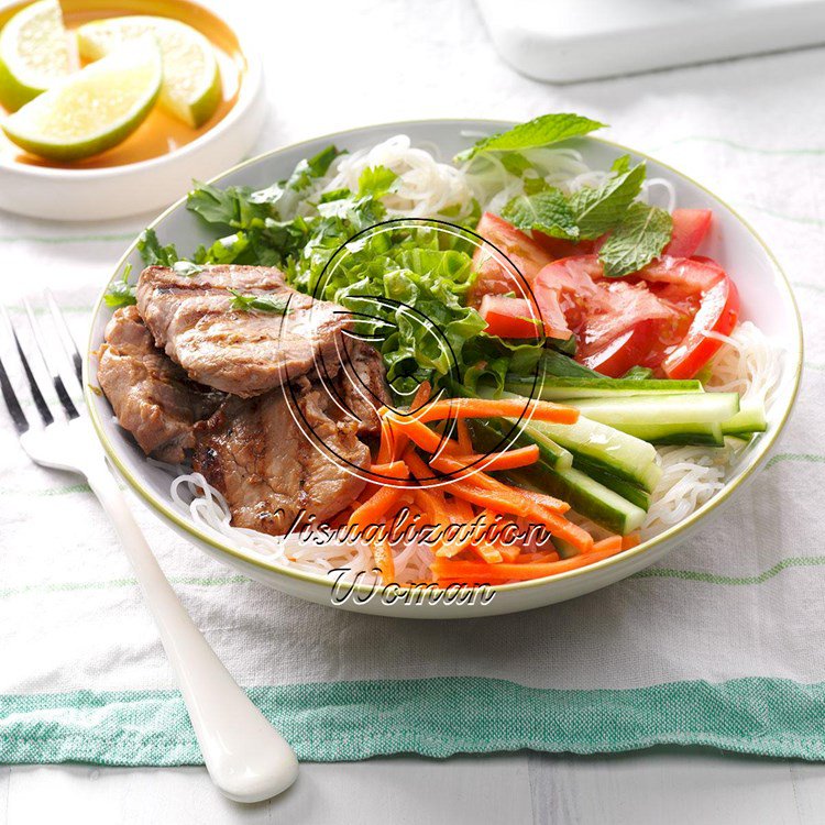 Grilled Pork Noodle Salad