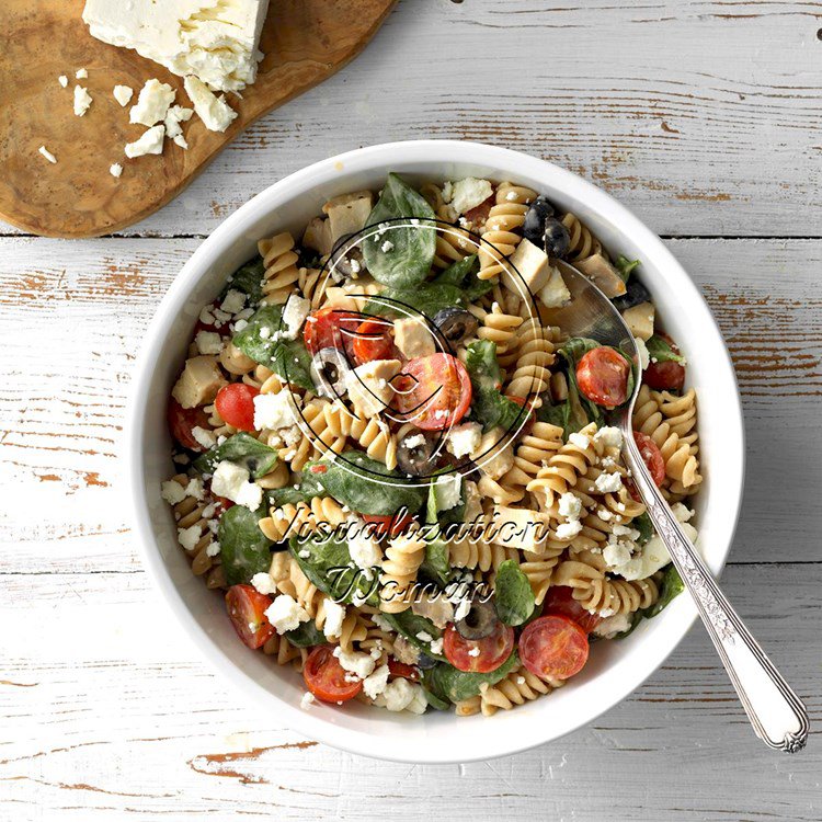 Chicken and Spinach Pasta Salad