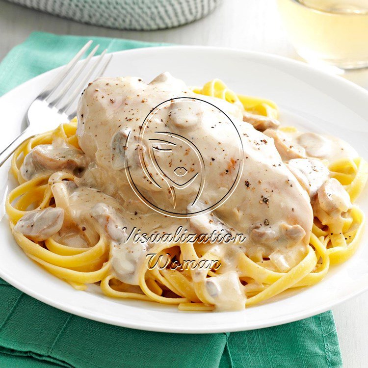 Chicken & Mushroom Alfredo
